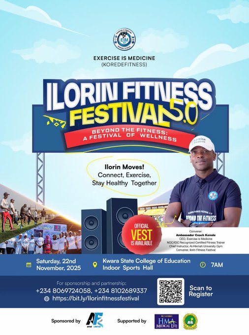 Ilorin Fitness Festival 5.0 poster